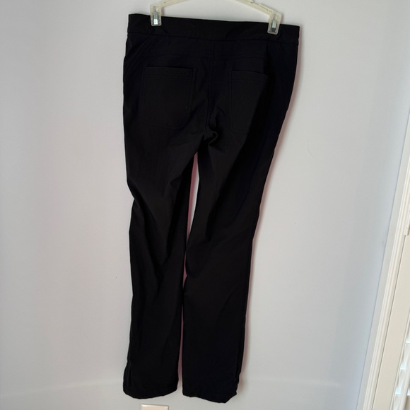 Athleta Wander Black Travel Performance Pants Stretchy Pockets Size 8 Petite - Picture 10 of 10
